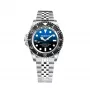 BOBROFF MAN BF0003iJ analoog quartz horloge 42mm zwart leer