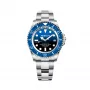 BOBROFF MAN BF0003J1ba 44mm analoog quartzhorloge - zwarte wijzerplaat, leren band