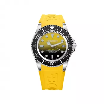 BOBROFF MAN BF0008-BFSTA 44mm quartz analoog horloge zilver edelstaal Milanese mesh