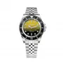 BOBROFF MAN BF0008-BFSTJ 44mm quartz analoog horloge staal mesh zwarte wijzerplaat