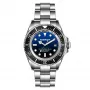 BOBROFF MAN BF003 analoog quartz horloge 44mm zwarte wijzerplaat echt leren band
