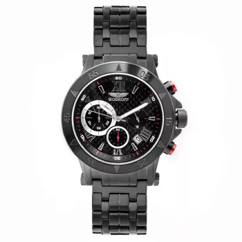 BOBROFF MAN BF1001M41M 44mm roestvrijstaal quartz horloge