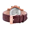 BOBROFF MAN BF1001M65 analoog kwartshorloge 44mm zwarte wijzerplaat leren band