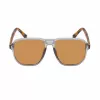 BOBROFF MAN BFG0003-C5 rechthoekige zonnebril UV400 polycarbonaat glas 56/17/145 mm