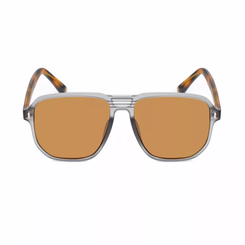 BOBROFF MAN BFG0003-C5 rechthoekige zonnebril UV400 polycarbonaat glas 56/17/145 mm