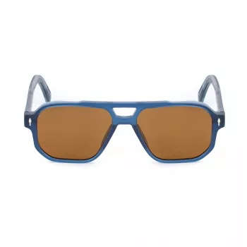 BOBROFF MAN BFG0007-C4 zonnebril - rechthoekig acetaatmontuur met UV400-bescherming - 55/15/143 mm