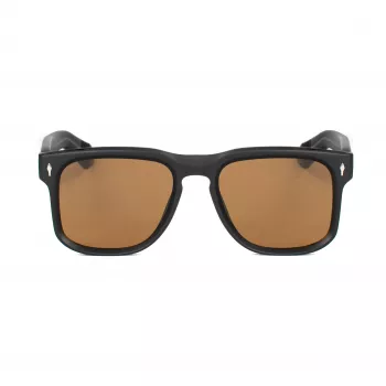 BOBROFF herenzonnebril in vierkant design BFG0016-C2 52mm zwart