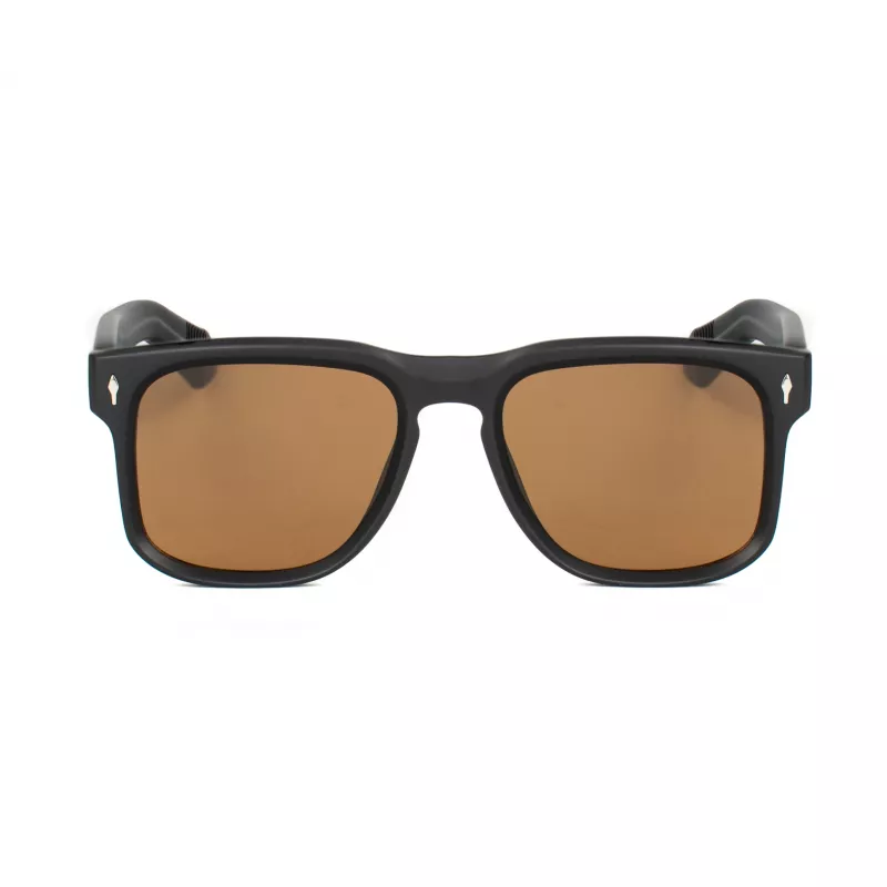 BOBROFF herenzonnebril in vierkant design BFG0016-C2 52mm zwart