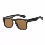 BOBROFF herenzonnebril in vierkant design BFG0016-C2 52mm zwart