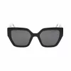 BOBROFF Dames BFG0009-C1 zonnebril (52/19/142 mm) zwart/grijs