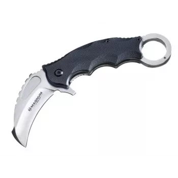 Boker Magnum Alpha Kilo zakmes 440A roestvrijstalen drop-point lemmet G-10 greep linerlock