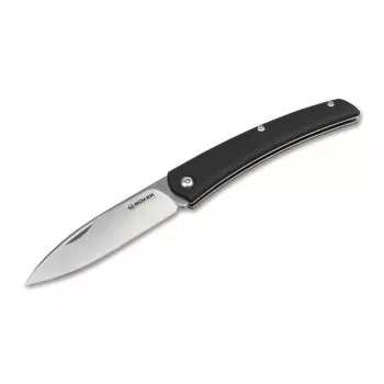 Boker Magnum Long Lead EDC mes 01SC080 - 440A drop-point lemmet, G-10 greep, linerlock