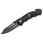 Boker Magnum USN Seals mes 01MB856 vast tactisch mes, 440A roestvrijstaal clip point combislijpsel, G-10 greep, Kydex-schede, zwart