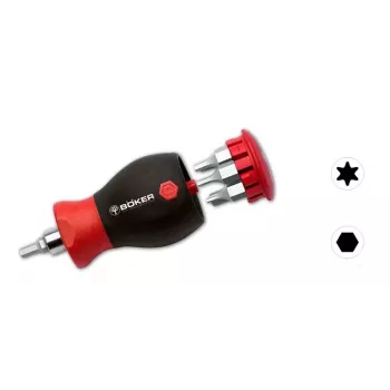 Boker Plus Wiha opvouwbare inbussleutelset 9-delig metrisch inbus 1,5-10 mm