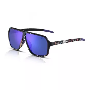 Bolle BS030008 unisex zonnebril - mat zwart montuur, grijze glazen - 60/10/140 mm