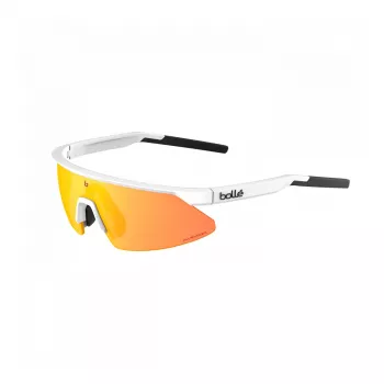 Bolle BS032002 unisex zonnebril - zwart montuur, grijze glazen, 135 mm