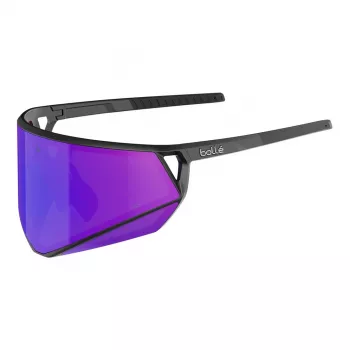 Bolle unisex zonnebril BS033002 - mat zwart montuur, grijze glazen, 155 mm