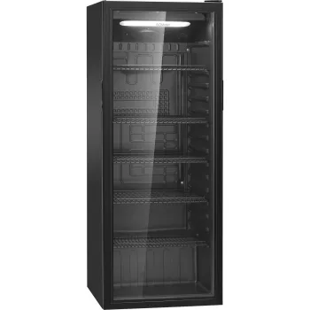 Bomann KSG 7292 koelkast met glazen deur 143 cm wit