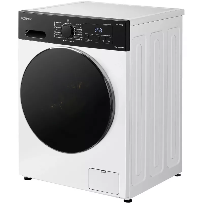 BOMANN WA 7112 wafelijzer, wit/zwart