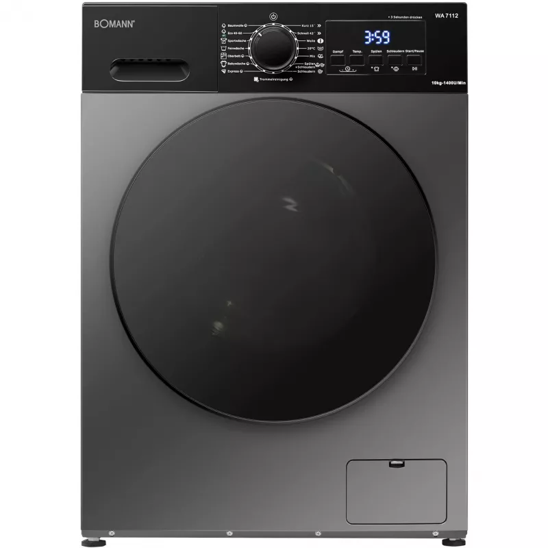 BOMANN WA 7112 Titan wafelijzer, Titan/Zwart