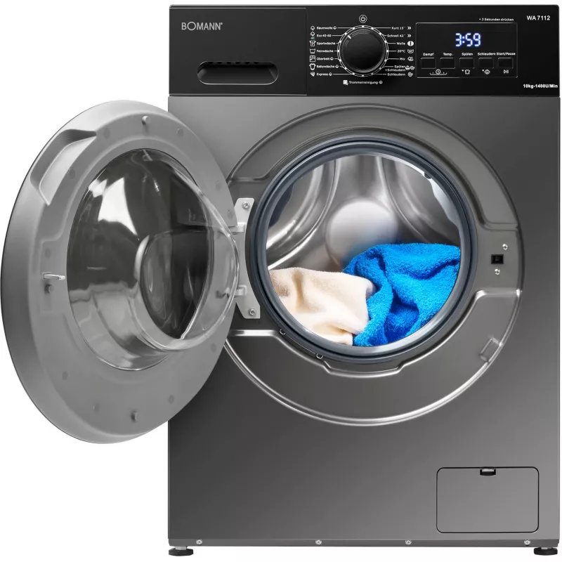 BOMANN WA 7112 Titan wafelijzer, Titan/Zwart
