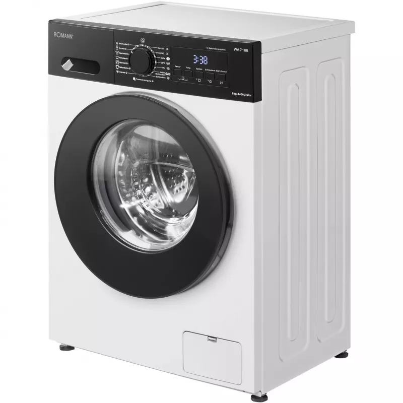 BOMANN WA 7188 wafelijzer, wit/zwart