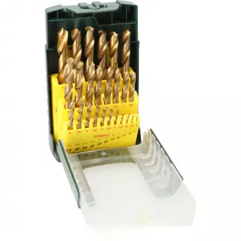 Bosch 2607017154 HSS-spiraalboor set 25-delig TiN-gecoat cilindrische schacht