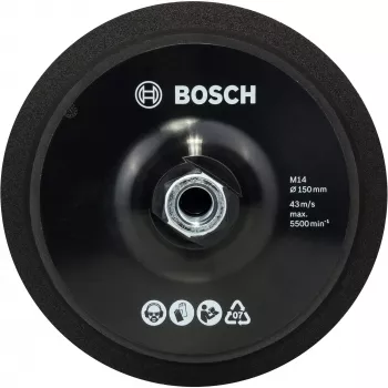 Bosch 2608612027 steunschijf M14 150 mm klittenband voor haakse slijper