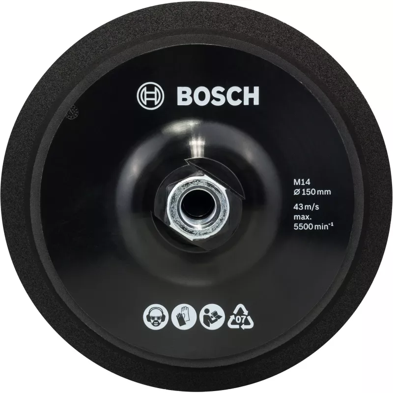 Bosch 2608612027 steunschijf M14 150 mm klittenband voor haakse slijper