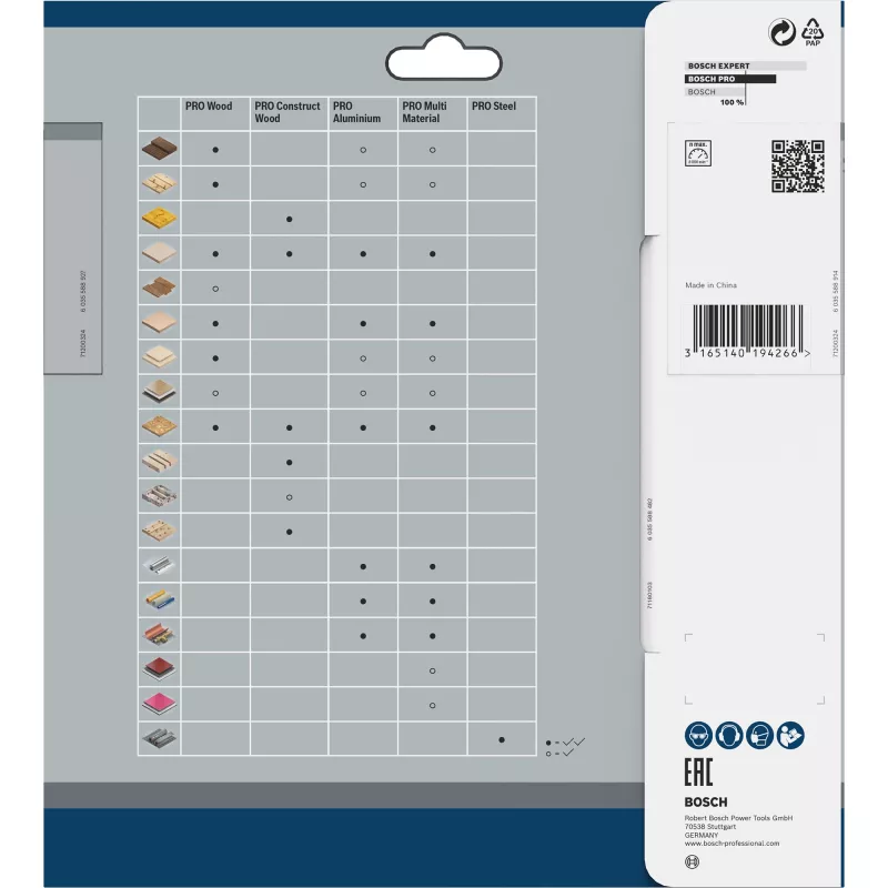 Bosch 2608640633 cirkelzaagblad 305 mm (1 st.)