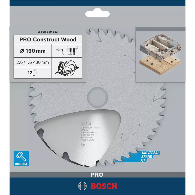 Bosch 2608640633 cirkelzaagblad 305 mm (1 st.)