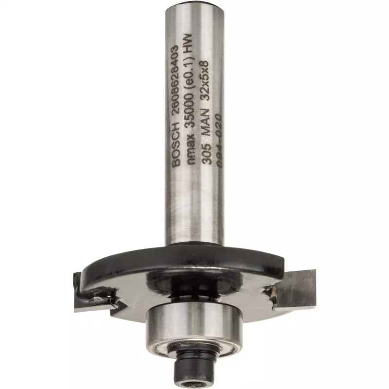 Bosch Accessories 2608628403 carbide groeffrees, 32 mm snijdiameter, 8 mm schacht, 51 mm lengte
