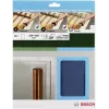 Bosch Accessories 2609256C43 Handschuurpapierset, korrel 40/80/120, 230 x 280 mm, 1 set