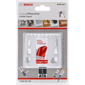 Bosch Endurance for Heavy Duty Carbide gatenzaag 83 mm – Power Change Plus compatibel 2608594180