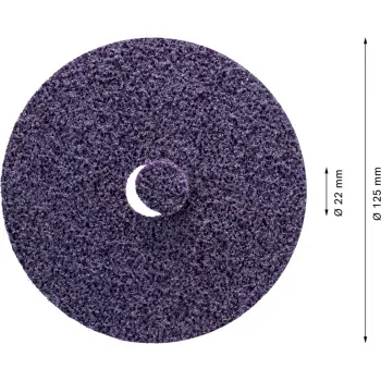 Bosch Expert HD SCM N477 surface conditioning disc, 125 mm, extra coarse, voor roestvrij staal, non-ferrometaal, staalplaat, verf op hout