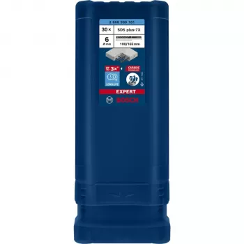 BOSCH EXPERT SDS plus-7X hamerboor 6mm 100mm werklengte 30-delige set