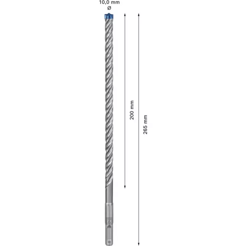 Bosch EXPERT SDS plus-7X hamerborenset 10 mm, 30 stuks, 265 mm lengte 2608900188