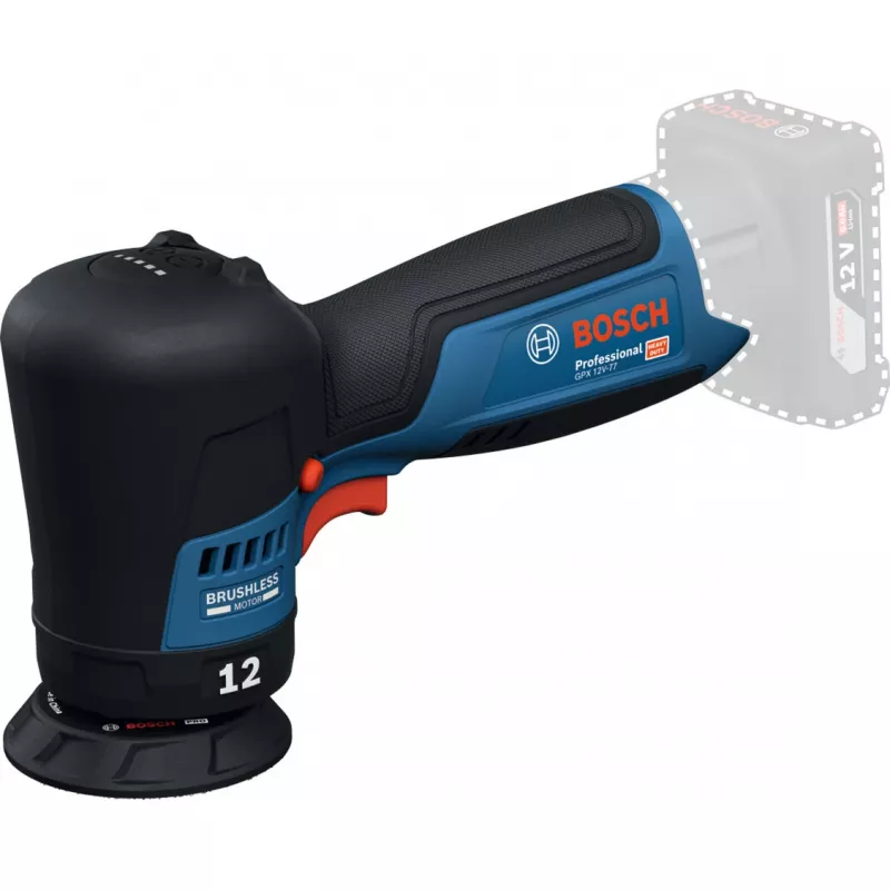 Bosch GPX 12V-77 Professional accupolijstmachine, 12 V, zonder accu