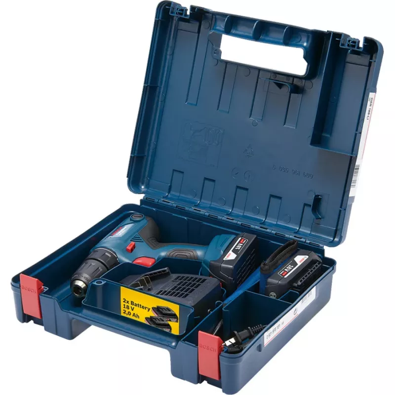 Bosch GSR 180 LI Professional accu-boorschroevendraaier 18V 2x2,0Ah Li-Ion