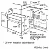 Bosch HBF113BV1S inbouw-elektrische oven, 66 l, roestvrij staal