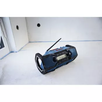 BOSCH HEAVY DUTY GPB18V-3C Professional Bluetooth FM-radio (blauw/zwart, apparaat zonder accu)