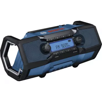 BOSCH HEAVY DUTY GPB18V-3C Professional Bluetooth FM-radio (blauw/zwart, apparaat zonder accu)