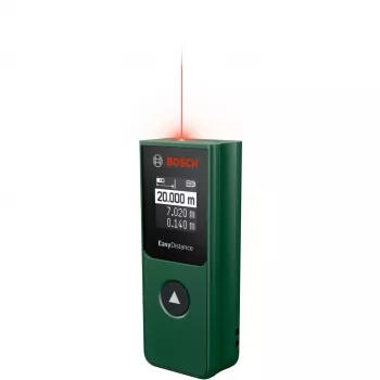 Bosch Home & Garden EasyDistance 20 laser-afstandsmeter, 20 m bereik, groen/zwart