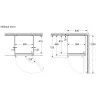 Bosch KSN36VWCG vrijstaande koel-vriescombinatie, 308 l totale capaciteit, NoFrost, wit