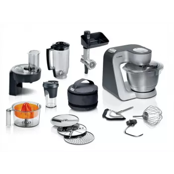 Bosch MUM58359 keukenmachine robijnrood/zilver 1000W 3,9L RVS-kom