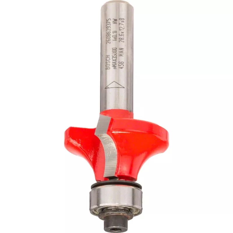 Bosch Power Tools Expert voor Hout Afrondfrees, Radius 7,9 mm, 8 mm Schacht, tweesnijdend, met kogellager
