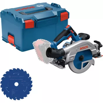 BOSCH Power Tools set: accu-handcirkelzaag GKS 18V 57 GX met zaagblad in L-BOXX