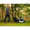 BOSCH POWERTOOLS Accu Grasmaaier GRA 18V2-46SP Professional, 36V (2x18V), Blauw, 2x 5,5 Ah Lithium-Ion Accu, Oplader