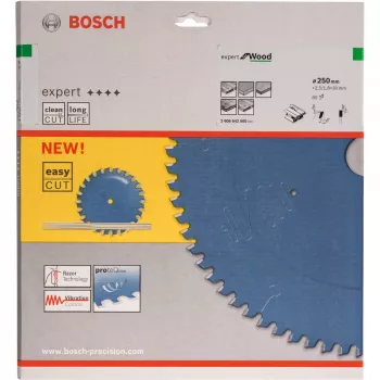 Bosch PowerTools Expert for Wood cirkelzaagblad 250 mm, 80 tanden, 30 mm boring, ATB, voor tafelcirkelzagen
