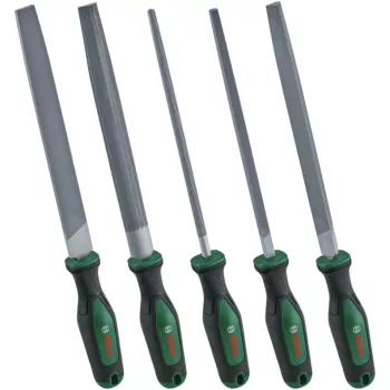 Bosch 5-delige vijlen set, 200 mm, groen/zwart